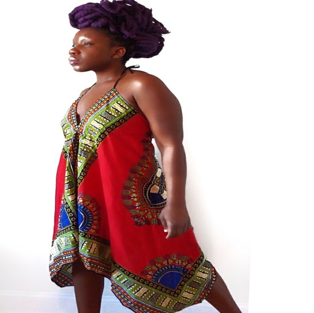 Beautiful Dashiki Dress - Red